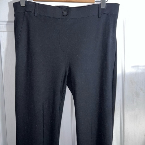 BETABRAND Bootcut Classic Dress Pants Black Size Large Petite - Picture 7 of 15